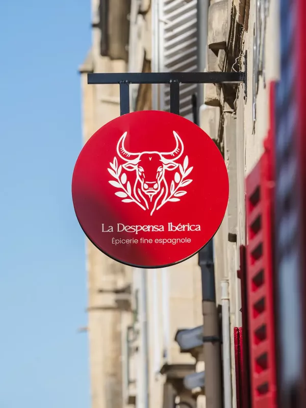 enseigne drapeau la despensa iberica caen